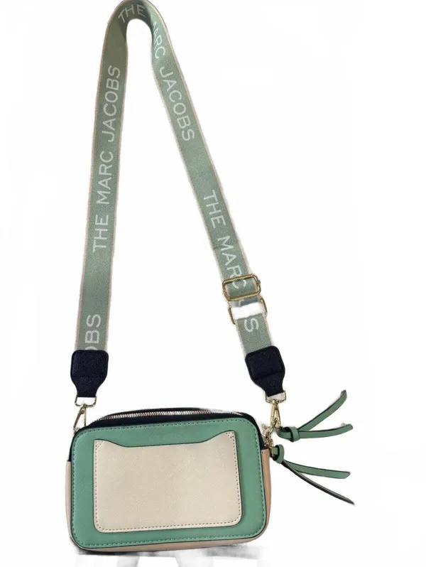 Marc Jacobs Snapshot Camera Bag Mint Green Crossbody Designer Purse - Image 4