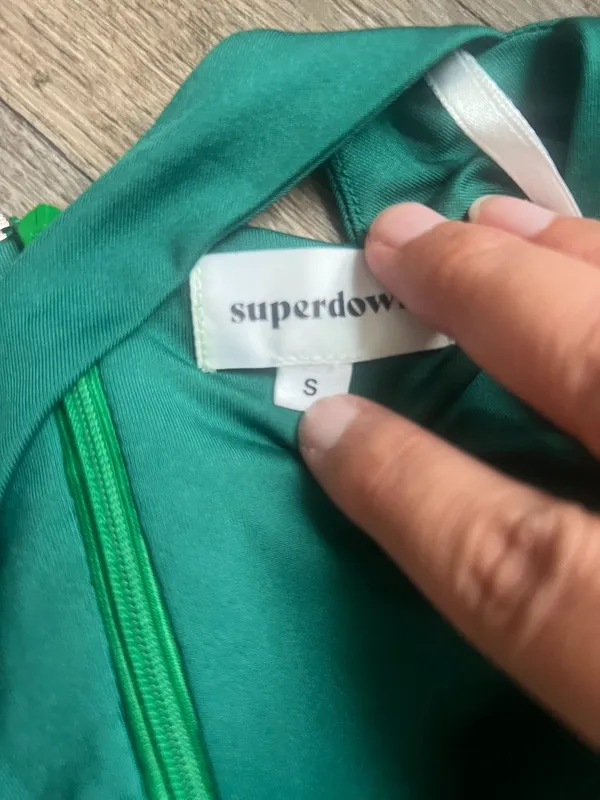 Superdown Jojo Cutout Dress Green Sz S - Image 8