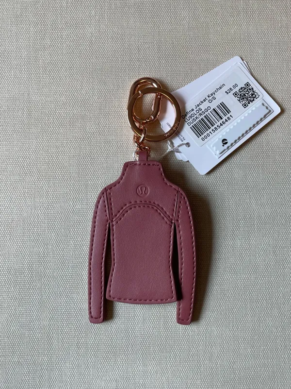 Lululemon Define Jacket Keychain - Dusk/Rose Gold - Image 6