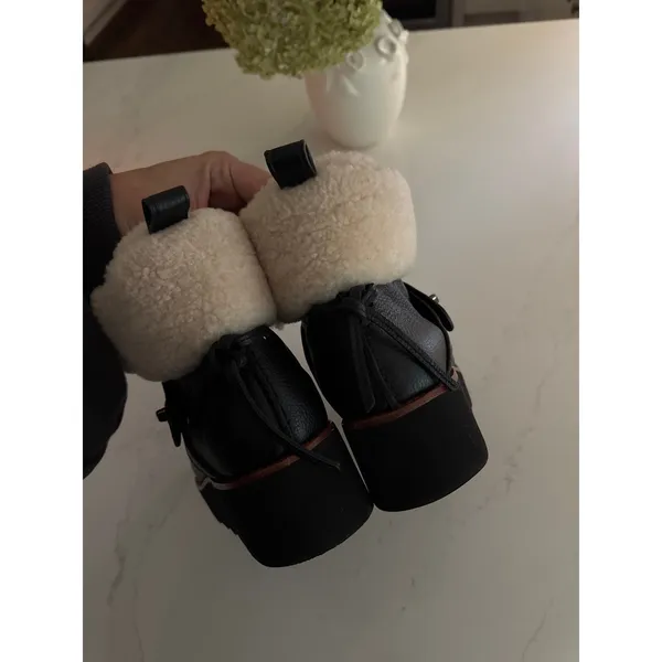 COACH Urban Hiker Shearling Boots in Black Size 9 - Image 6