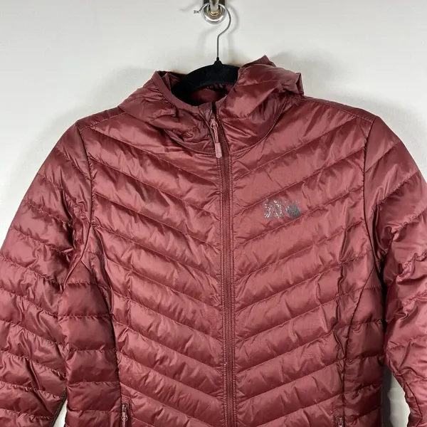 MOUNTAIN HARDWEAR Glen Alpine Down‎ Parka Long Winter Coat Lightweight Women's S - Image 4