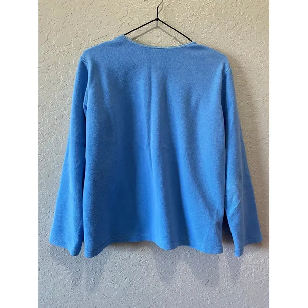 Vintage Disney Mickey Mouse Women's Fleece Pullover Sweater Size S - Image 5
