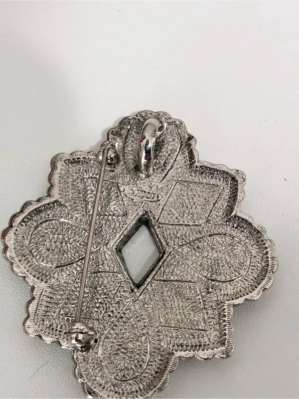 Avon Vintage 1993 Southwestern Brooch Necklace Pendant - Image 7