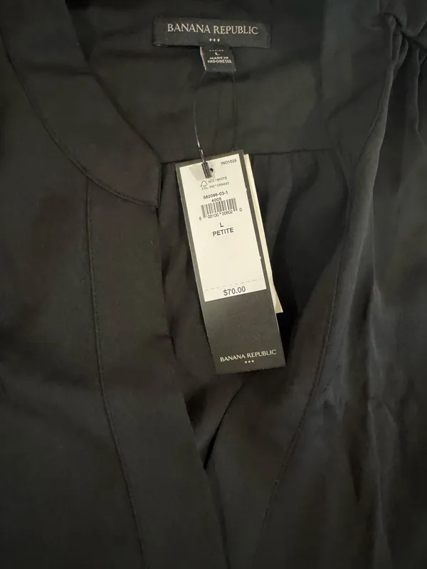 Banana Republic Black Blouse - Image 2