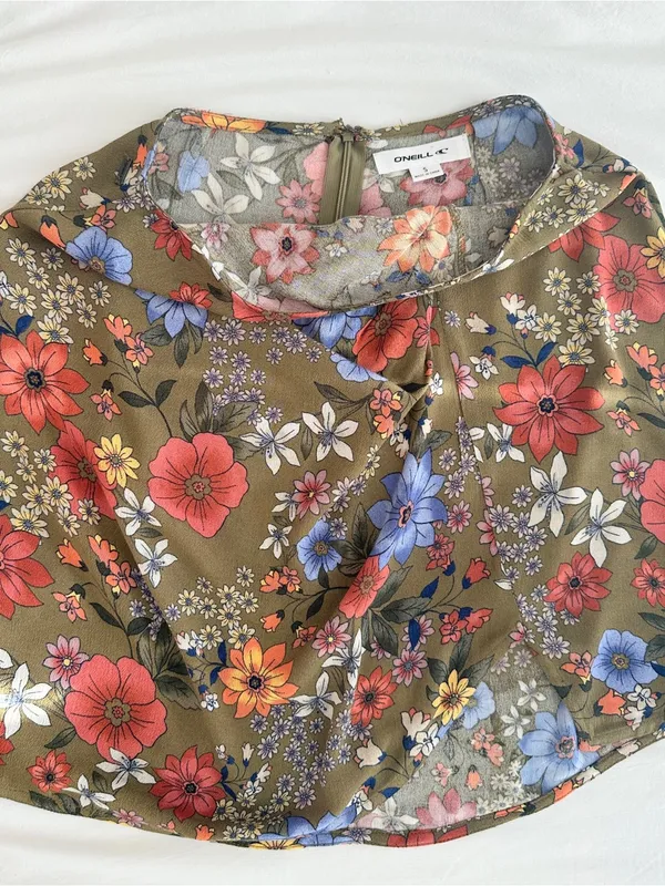 O’Neill Bandi Mini Skirt – Olive/Floral – S - Image 11