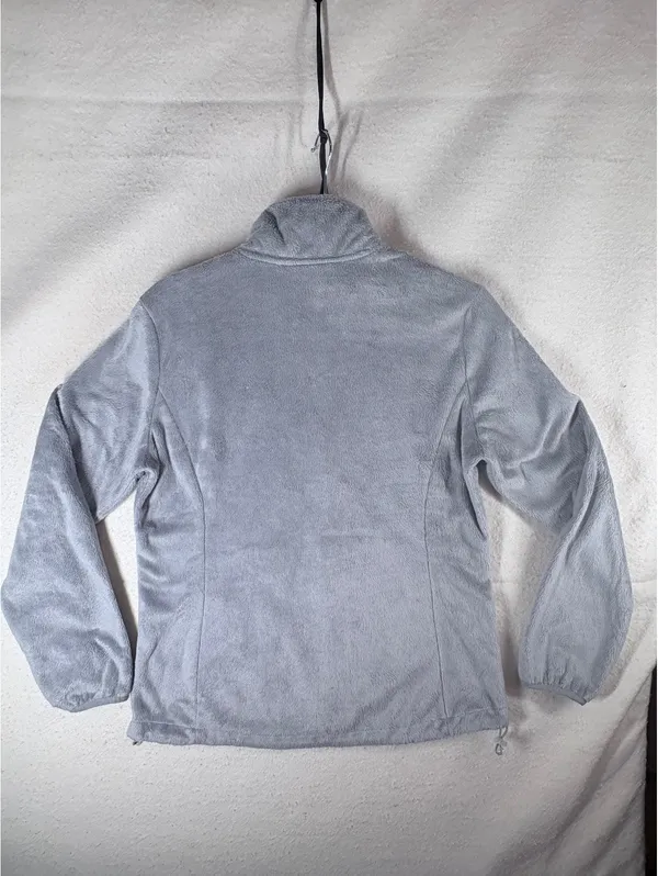 Free Country Women’s Gray Full Zip Fleece Jacket Small Soft Plush Lightweight - Image 3