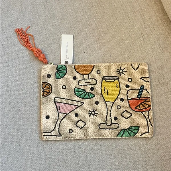 Anthropologie Fiona Beaded Clutch- Cocktails - Image 2