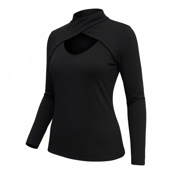 Maurices 24/7 Long Sleeve Cut Out Top - Image 2