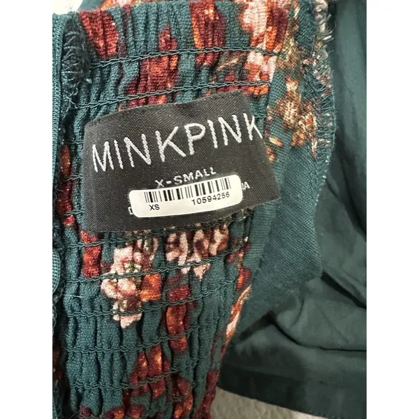 MINKPINK Olivia Floral Cutout Maxi Dress. Get ready for autumn in multi-color XS - Image 8
