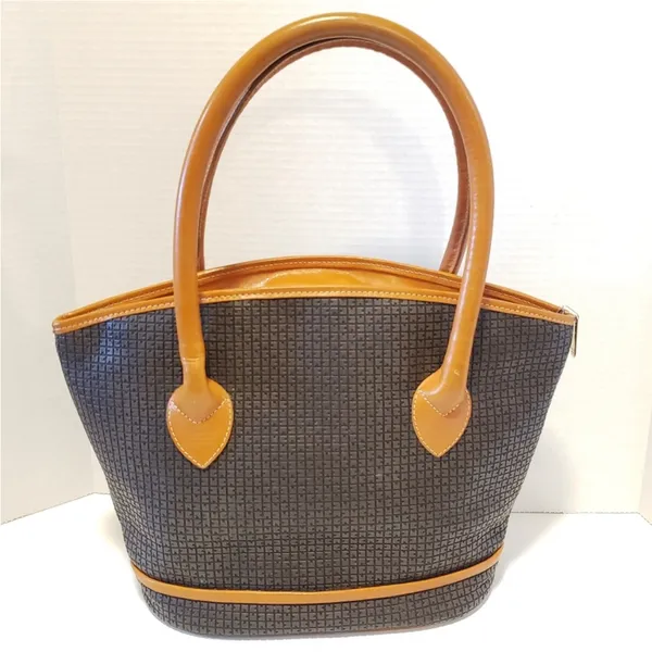 Ted Lapidus Paris Signature Vintage Leather Bag EUC - Image 2
