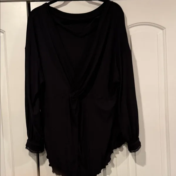 Free People NWT shimmy shake ‎ Black Low Back Top small - Image 8