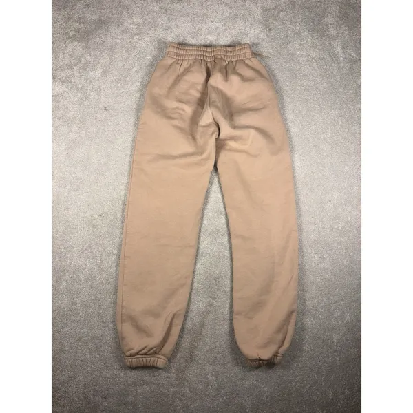 adidas Adicolor Essentials Women's‎ Fleece Joggers Sweatpants Beige, XS - Image 5
