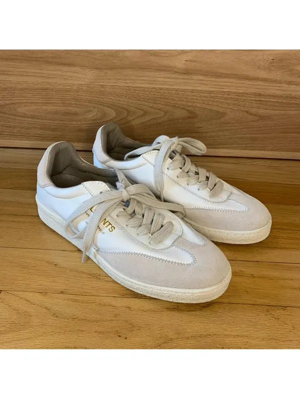 AllSaints Thelma Suede Low Top Sneakers in White - Size 6 - Image 2