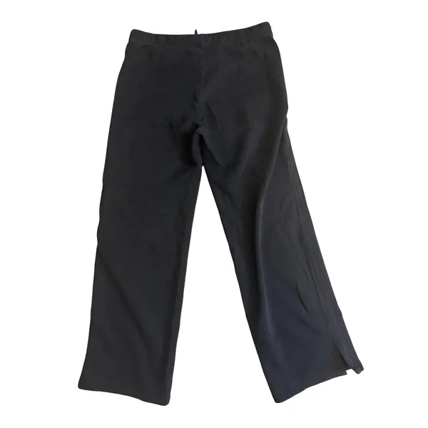 Vintage 2003 GAP Low Rise Flare Yoga Pants S Black Y2K Stretch Drawstring 0606 - Image 6