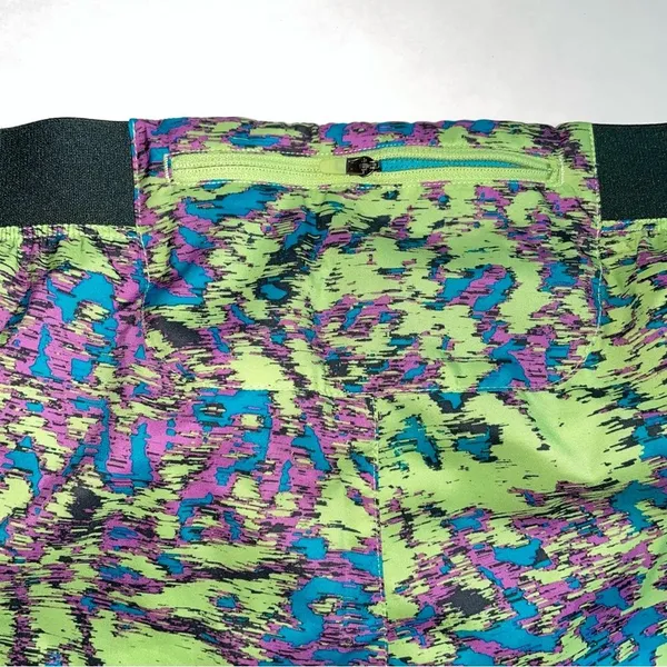 The North Face Shorts L Running Flash Dry Green Athletic Pull On - Image 3