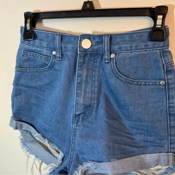 ✨ Princess Polly‎ Women’s Distressed Denim Shorts 2 - Image 2
