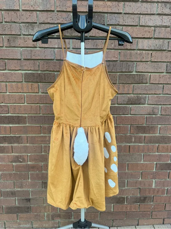 Fun Costumes Women's Dazzling Deer Costume Dress Brown Fawn Small New Halloween - Image 5