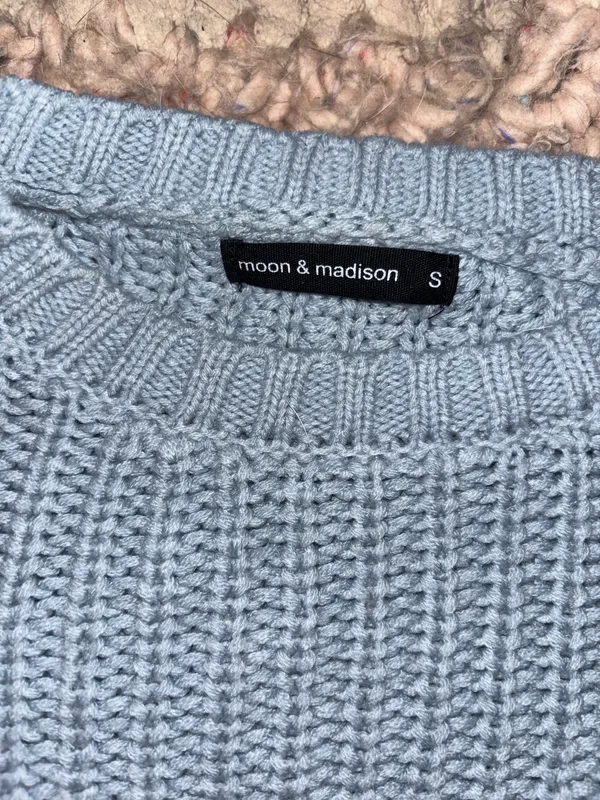 Moon & Maddison Blue Sweater - Image 2