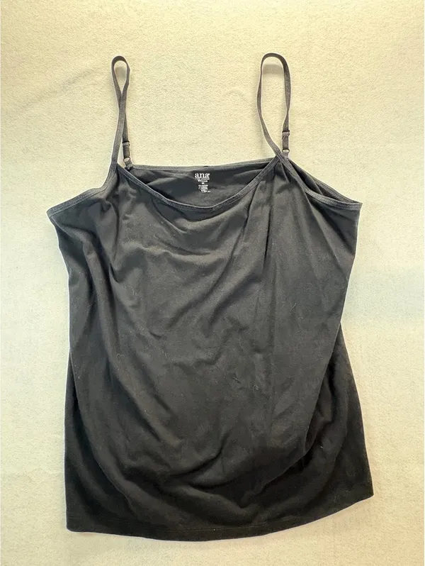 a.n.a Black Sleeveless Cami Tank Top Size 2X - Image 3