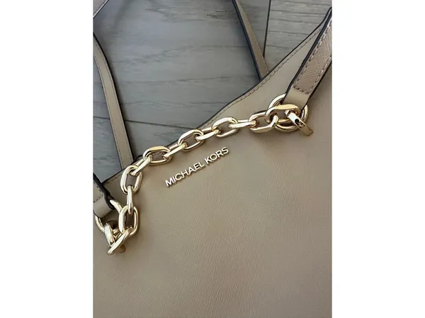 Michael Kors Tan Leather Jet Set Chain Tote Bag - Image 14