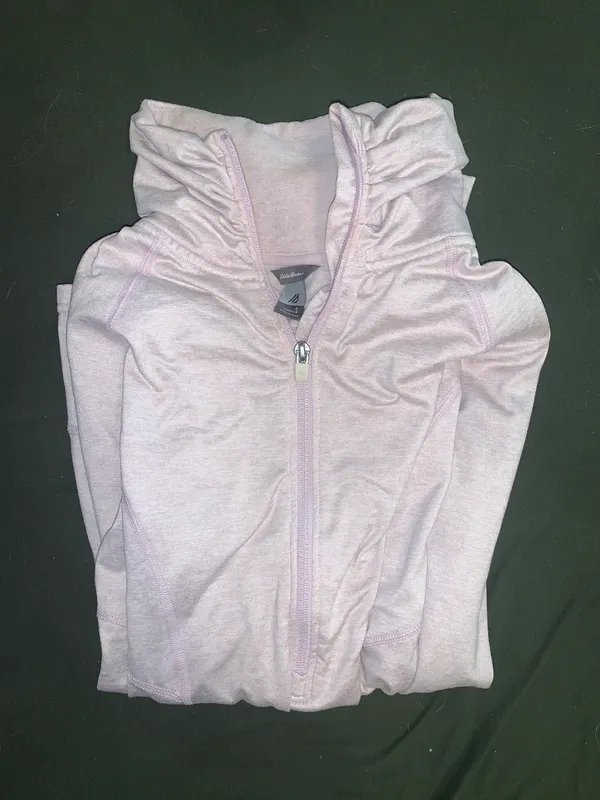 Eddie Bauer Purple Quarterzip Pullover - Image 2