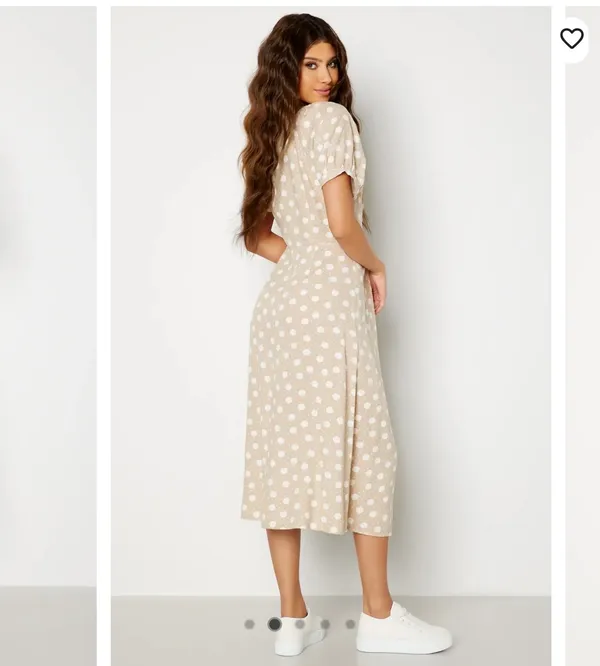 Vero Moda Jesmilo Calf Shirt Dress Polka Dot - Image 2