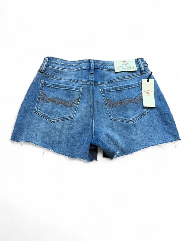 NWT Idyllwind Rhinestone High Rise Western Denim Shorts Size 6 - Image 4
