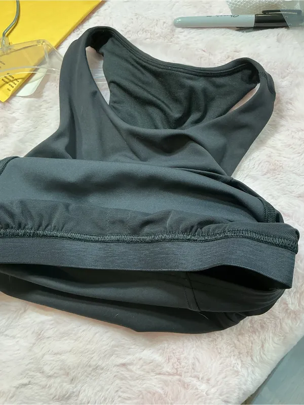 lululemon athletica Black Racerback Crop Top 1062 - Image 8