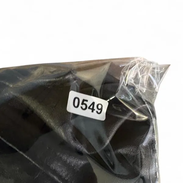 Motto Black Genuine Leather Blazer Animal Print Lining Y2K Medium - Image 7