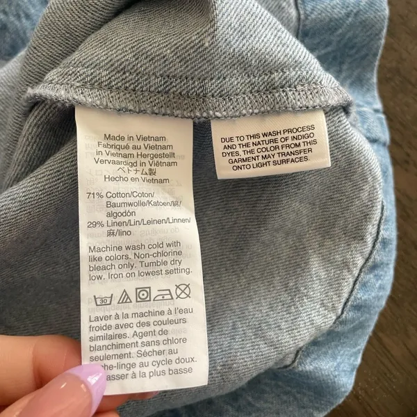 Madewell Popover‎ Swing Dress in Newsom Wash Size Small - Image 3