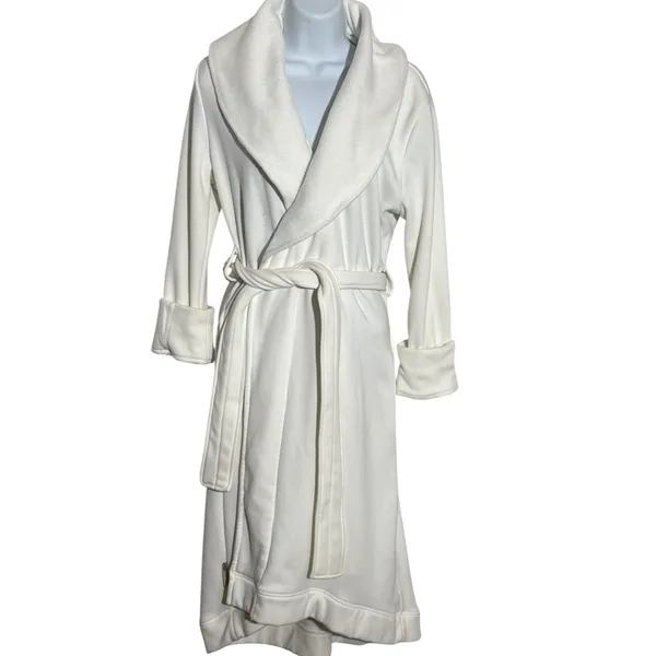 UGG Australia Duffield II Robe White Women's Small - Image 4