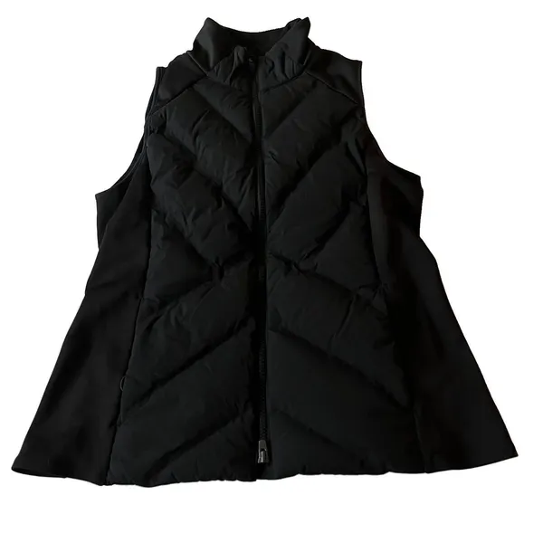 ATHLETA Inlet Quilted Puffer Vest Black Medium - Image 2