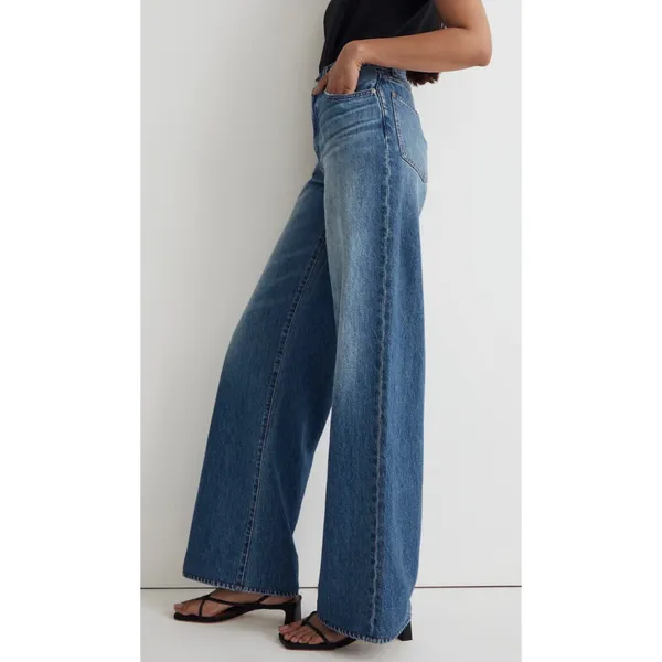 Madewell Superwide-Leg Jeans in Fannin Wash Rigid sz. 26 - Image 5