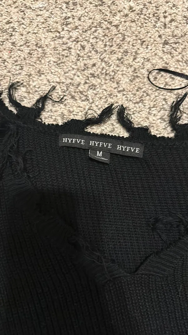 Cropped Sweater black - Image 2