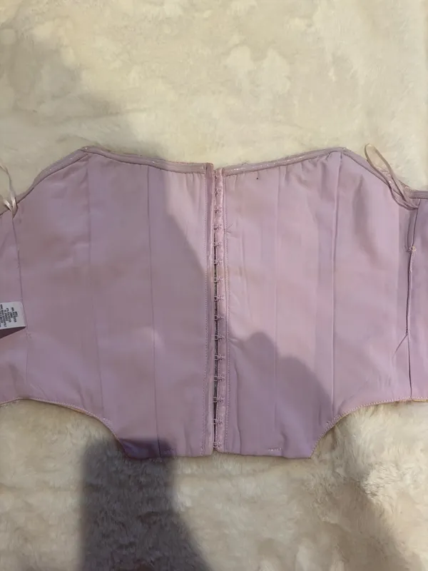 Cotton Candy LA Corset Top Crop - Image 7