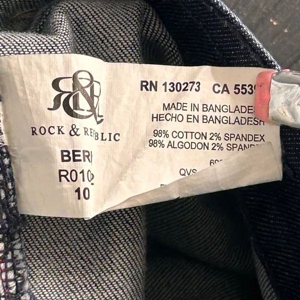 Rock And Republic‎ Straight Leg Jeans Blue 10 - Image 7