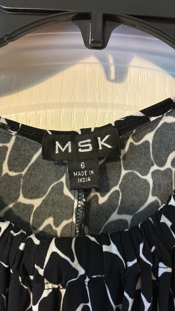 Macy's MSK Dress Black - Image 3