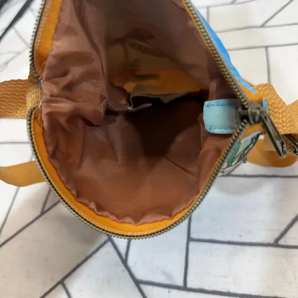Disney‎ Loungefly Passport Crossbody Bag Purse Blue Lilo and Stitch Tropical - Image 5