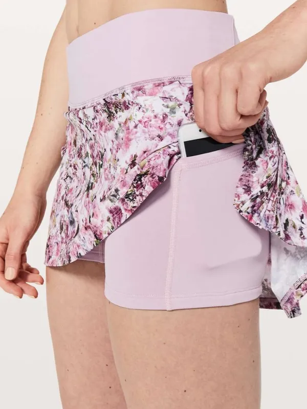 Lululemon Play Off The Pleats Skirt 13" Blossom Spritz Multi / Pink Chalk - Image 2