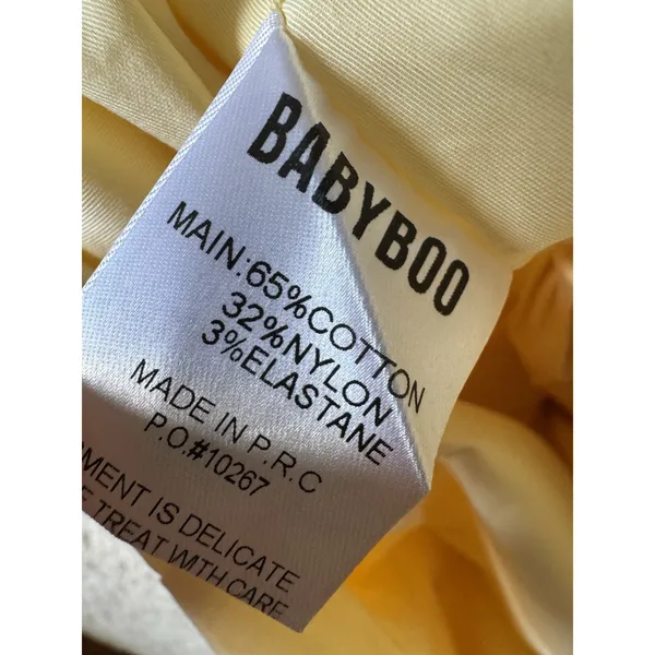 NWT Babyboo Angelina Maxi Dress Lemon Yellow Size Small - Image 6