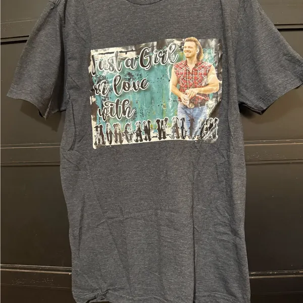 Gildan Dark Gray Graphic Tee - Image 2