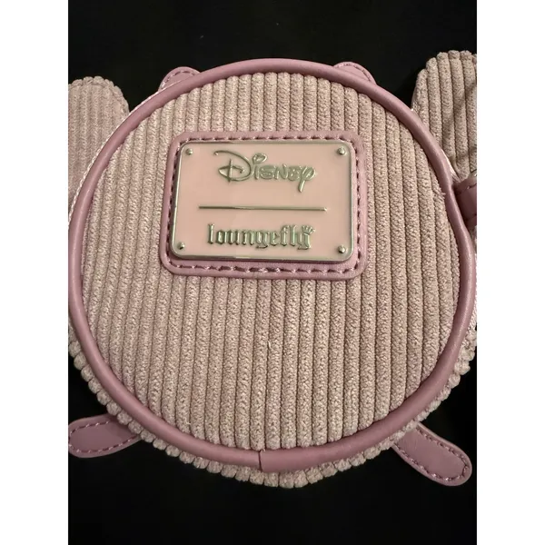 LOUNGEFLY NWT Disney Lilo &‎ Stitch Angel Soft Corduroy Hard Tag Wristlet/Coin - Image 3