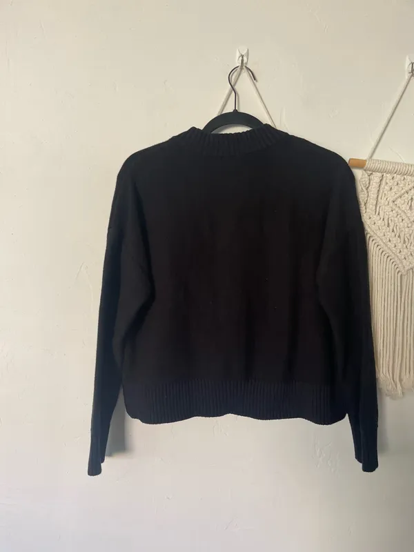 Quince 100% Organic Cotton Cropped Cardigan - Image 5