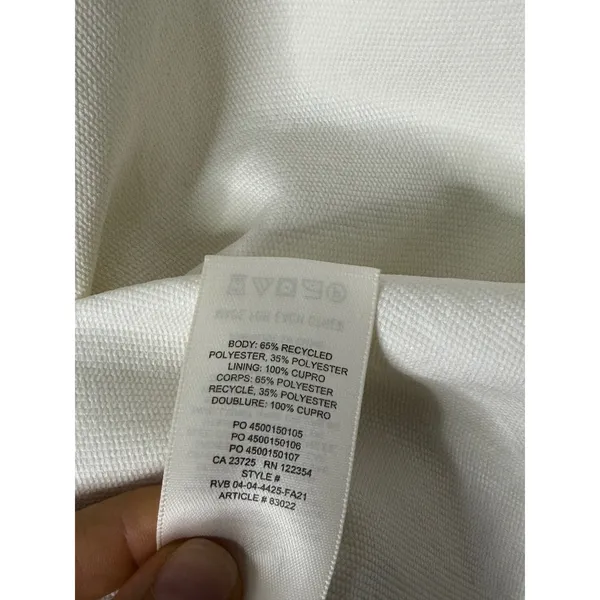 Wilfred Little Cropped Jacket White Button Up Structured Utility Coat M - Image 6