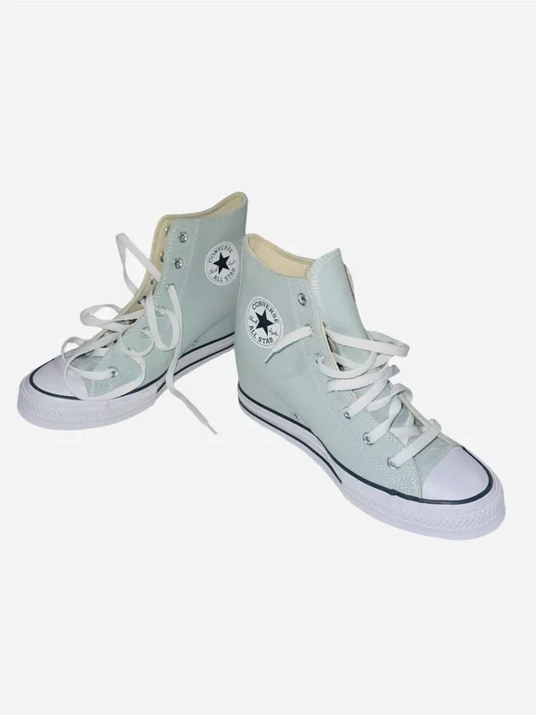 NEW Converse Chuck Taylor All Star Womens Sneaker in Wedge Mint 9.5 - Image 7