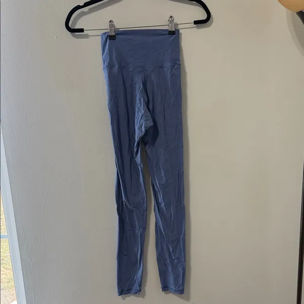 Aerie Offline Blue High-Waisted Cross Over Real Me Leggings - Image 7