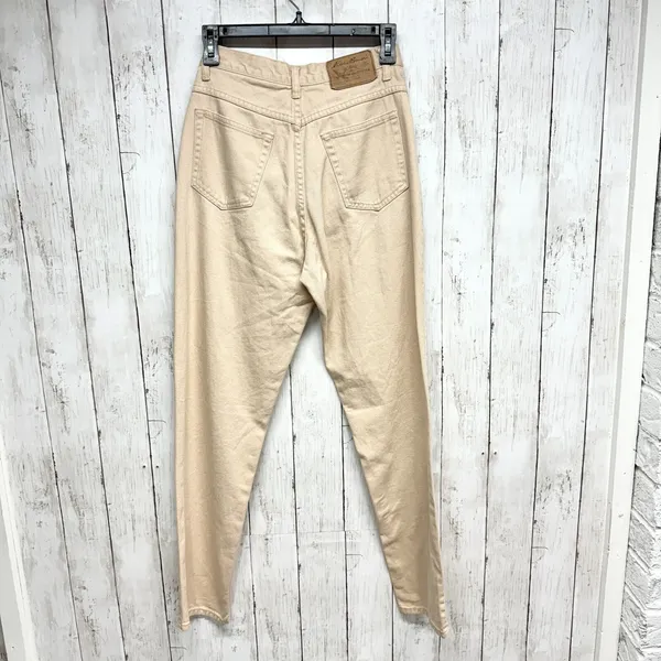 Eddie Bauer‎ Jeans Women 6 Cream Relaxed Straight Cotton 5-Pocket Design Utility - Image 8