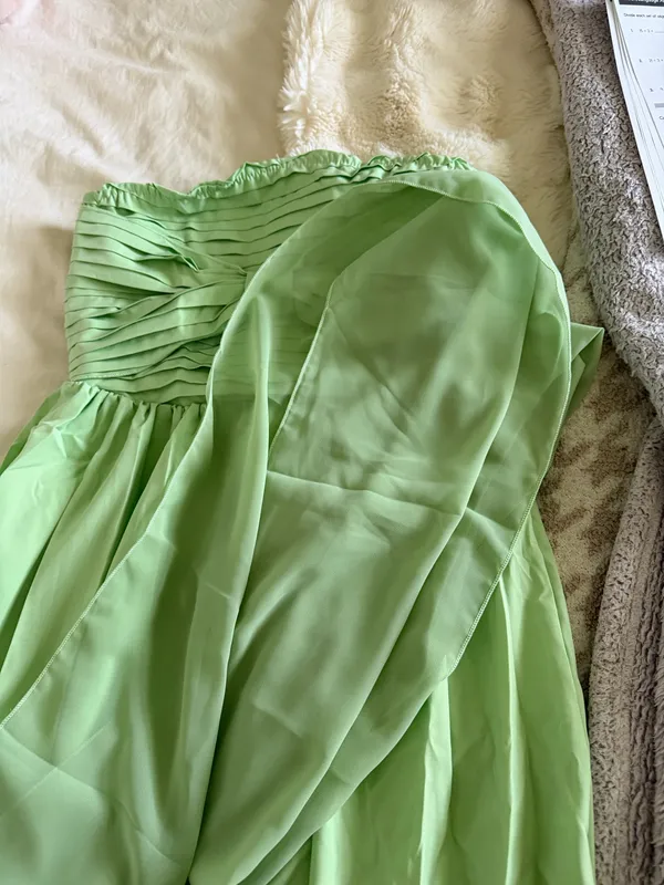 Wedding Guest Dress Green - Image 3