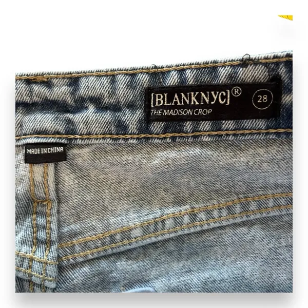 Blank NYC Jeans The Madison Crop High Rise Crop Size‎ 28 Womens - Image 3