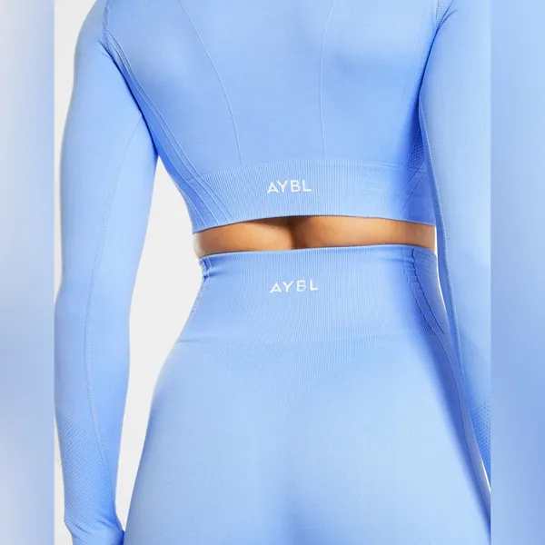 AYBL Balance V2 Seamless Leggings In Chambray Blue - Image 3